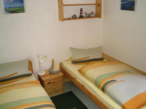 Postel nebo postele na pokoji v ubytování NEU! Ferienwohnung Schäfer