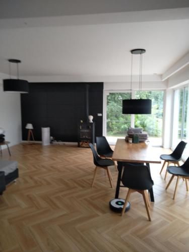 TV a/nebo společenská místnost v ubytování Apartament 1