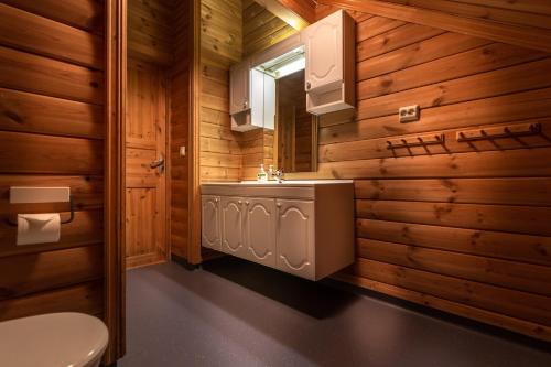 Koupelna v ubytování Beito Resort Hytter