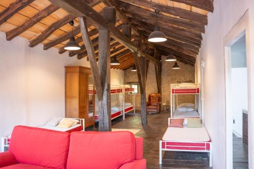 Postel nebo postele na pokoji v ubytování Caserío vasco de categoría