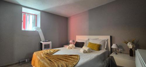 Postel nebo postele na pokoji v ubytování Casa Boa Nova