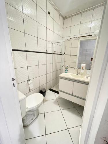 Bilik mandi di Casa aconchegante