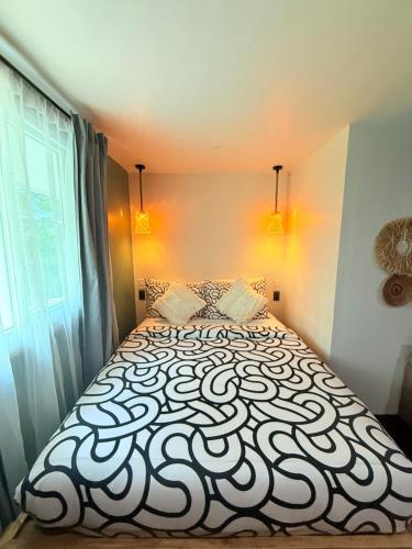 Cama o camas de una habitación en Lugadia Villas