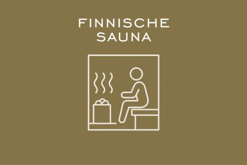 a sign for the entrance to the entrance to the firehouse sauna with at Sonnenchalet Bomhuesle in Dalaas