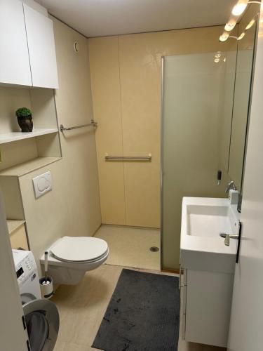 Ένα μπάνιο στο Schöne Wohnung in Top Lage