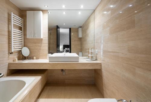 Koupelna v ubytování Alia Apartment