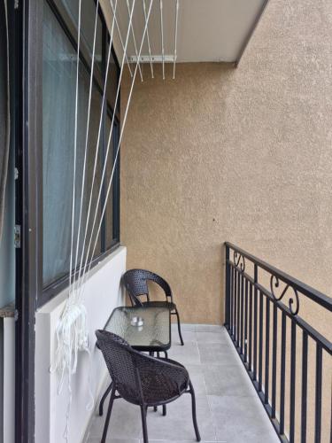 Balkón nebo terasa v ubytování Nike aghmashenebeli str 158