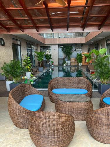 Posezení v ubytování Coliving Danang