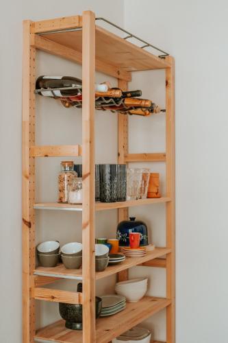 Una cocina o zona de cocina en Ruim en charmant verblijf in hartje Ieper