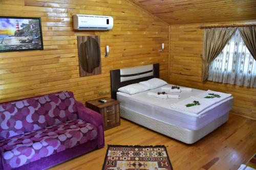 Postel nebo postele na pokoji v ubytování Plaj Hotel