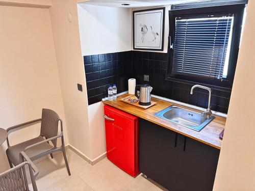 Kuchyň nebo kuchyňský kout v ubytování Bodrum Gulet Otel