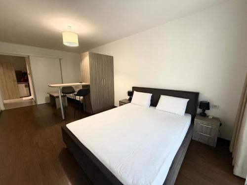 Ένα ή περισσότερα κρεβάτια σε δωμάτιο στο Terra apartment