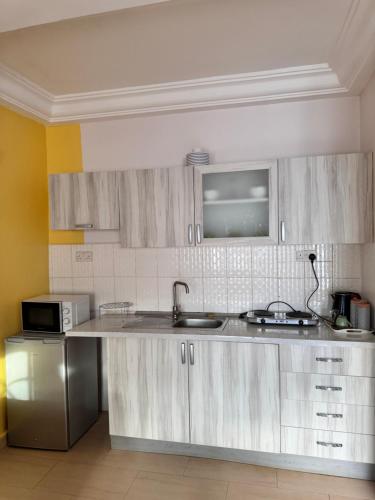 Kuchyň nebo kuchyňský kout v ubytování Seaview Residence