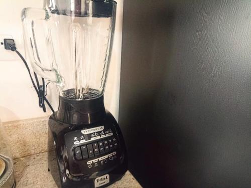 a blender sitting on top of a counter at Beautiful House Private Pool 2 min Sitpach Family 