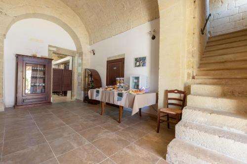 Posezení v ubytování B&B Masseria Furca