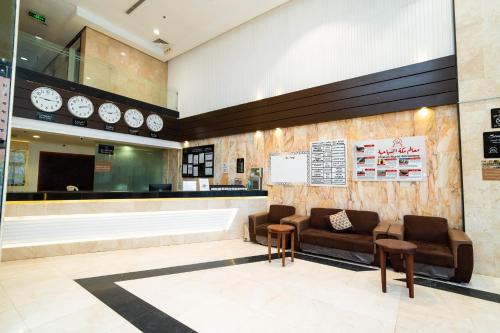 Ruang duduk di فندق درة رهف