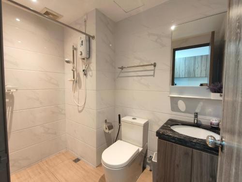 Koupelna v ubytování Angsana Mall 10min-Garden View-Studio-C125