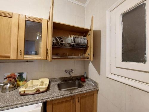 Η κουζίνα ή μικρή κουζίνα στο Marina 6 Beach Chalet