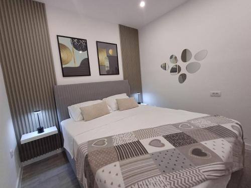 a bedroom with a large bed in a room at Private Villa with Pool - Utjeha Hills in Utjeha