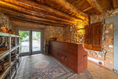 Dapur atau dapur kecil di Agriturismo Cascina Carai