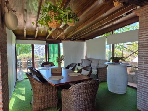 Posezení v ubytování La casita encantada