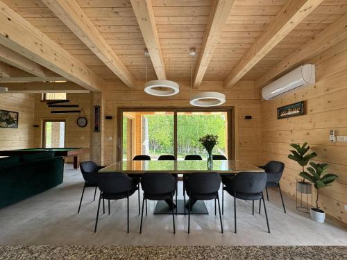 Χώρος καθιστικού στο Brzozowa Chata