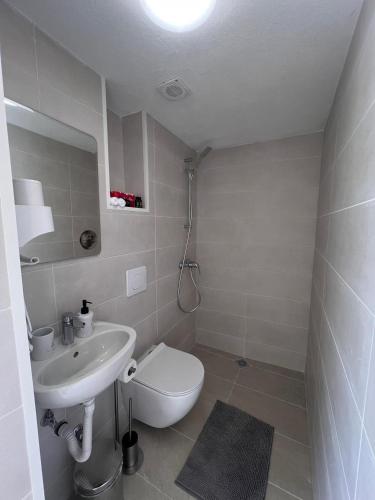 Ένα μπάνιο στο Appartements in Epidaurus Yialassi