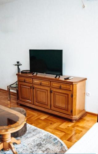 TV a/nebo společenská místnost v ubytování Central