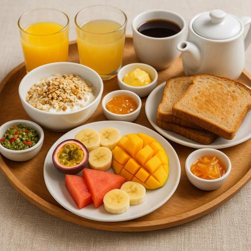 Jídlo v bed and breakfast nebo okolí