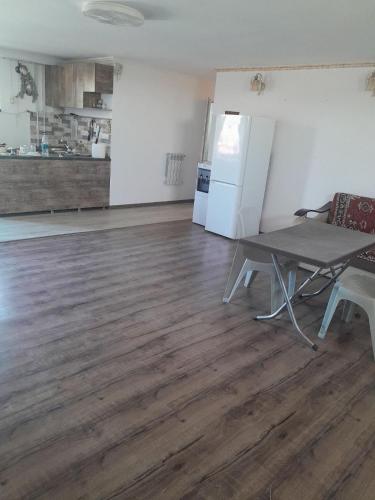 Kuchyň nebo kuchyňský kout v ubytování Garden House Apartments