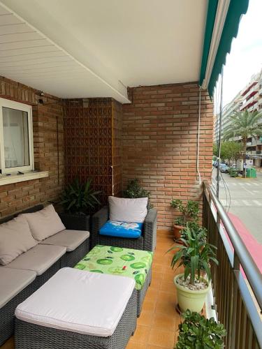 Apartamento en Cullera playa con amplio balcón