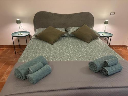 En eller flere senge i et værelse på Cappuccini's B&B