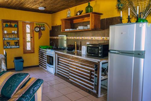 Кухня или мини-кухня в Centro Campestre Pequeño Faisán
