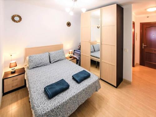 Postel nebo postele na pokoji v ubytování Apartment in Roquetas near the beach