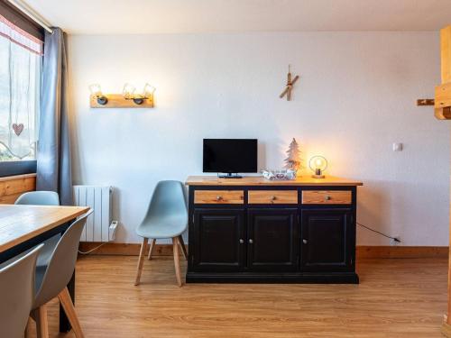 Studio moderne pour 4 personnes avec accès skis aux pieds