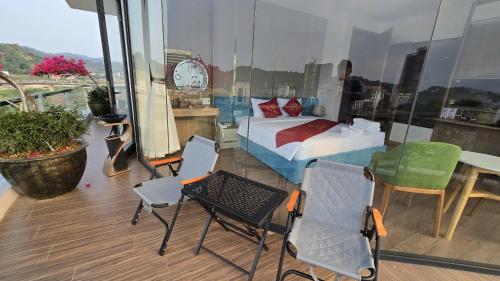Posezení v ubytování SOCA Hotel LAO CAI
