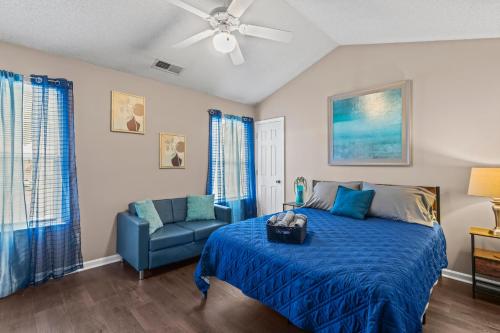 Katil atau katil-katil dalam bilik di Stockbridge South of Atlanta - Private Room 1