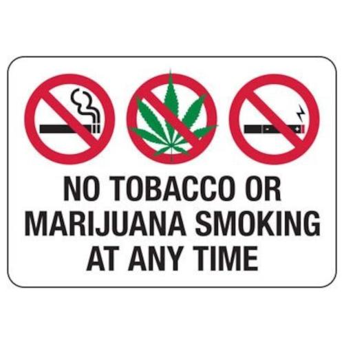 a sign that says no tobacco or marzipan smoking at any time at Las Olas Hammocks Unit 2 By Pmi in Fort Lauderdale