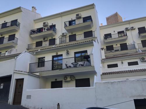 Het gebouw waarin het appartement zich bevindt