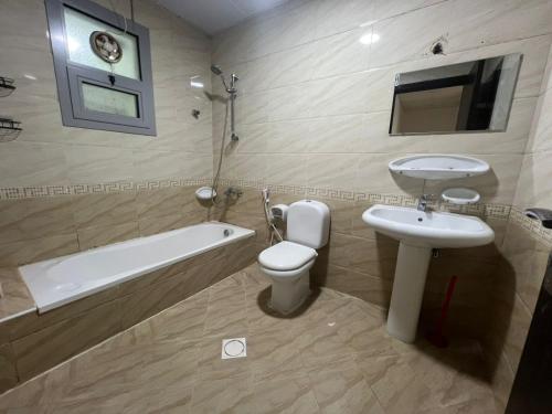 Koupelna v ubytování Manazel 2