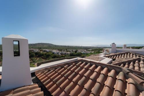 a view from the roof of a house at Villa Paradisu in Alghero