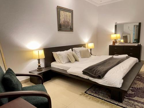 Postel nebo postele na pokoji v ubytování Stylish Retreat - Double Bed 3