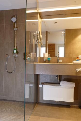 Koupelna v ubytování Hotel zur Malzmühle