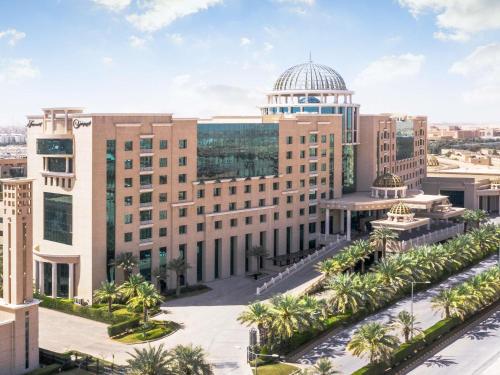 an aerial view of the trump international hotel casino at Fairmont Riyadh in Riyadh