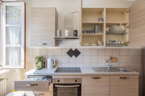 Η κουζίνα ή μικρή κουζίνα στο Casa La Rossa