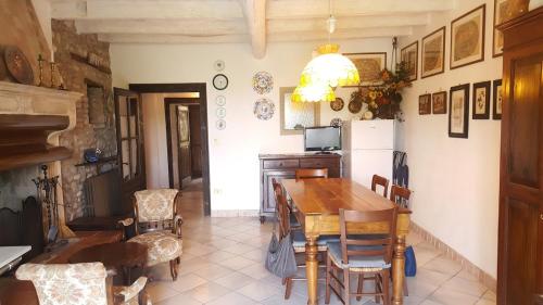 Χώρος καθιστικού στο Country house in the vineyards, with private garden