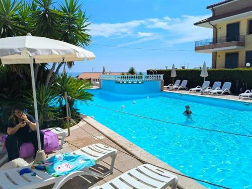 Πισίνα στο ή κοντά στο Sea View il Borgo