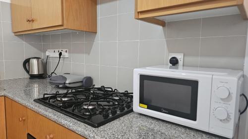 Кухня или мини-кухня в STAY Miracle Apartment
