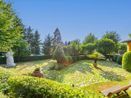 a garden with a lot of rocks and plants at Holiday Home Villa Silvana by Interhome in Marcialla