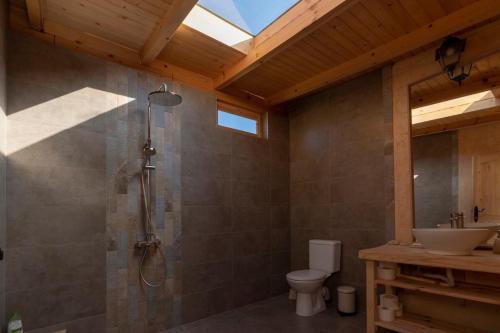 Ένα μπάνιο στο Unique Glamping Villa with Pool near Sofia,Plovdiv